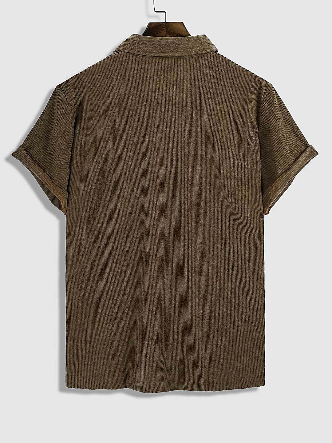 Men's Corduroy Short Sleeve Shirt