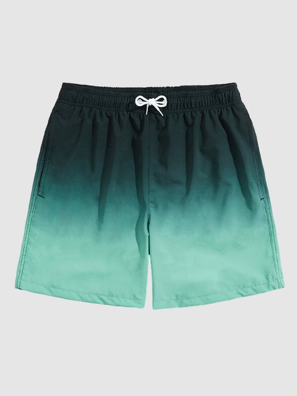 Men's  Ombre Color Vacation Board Shorts