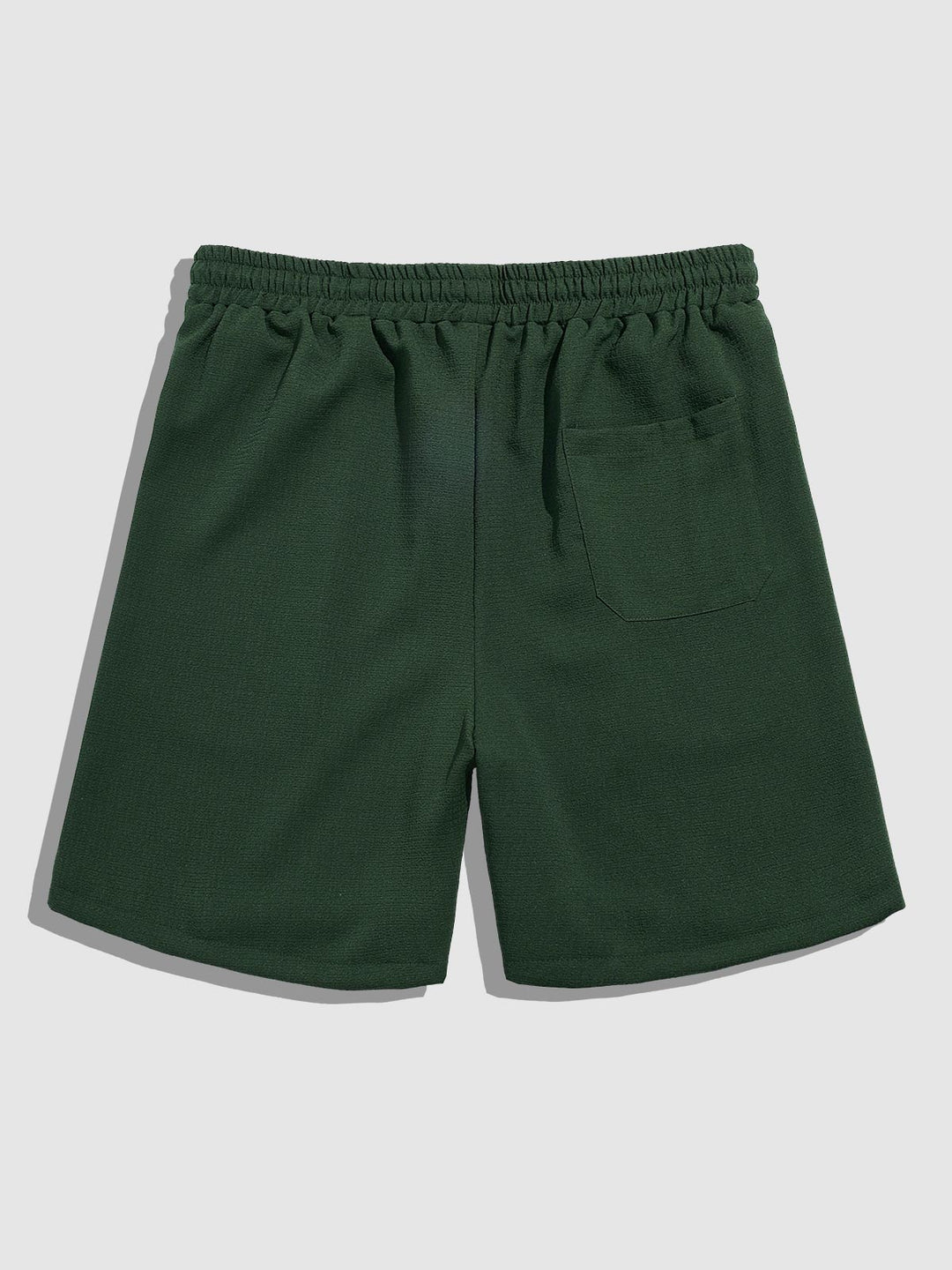 Men's Solid Color Textured Casual Versatile Shorts