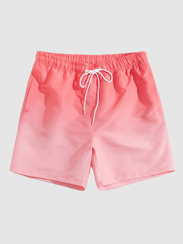 Men's  Ombre Color Vacation Board Shorts