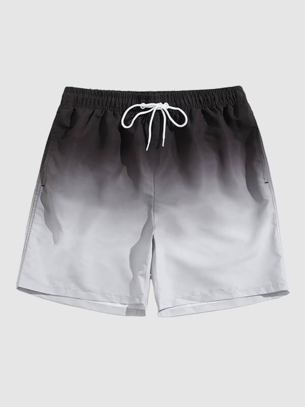 Men's  Ombre Color Vacation Board Shorts