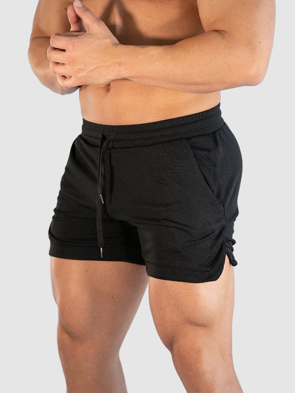 Men's breathable mesh quick-drying fitness shorts