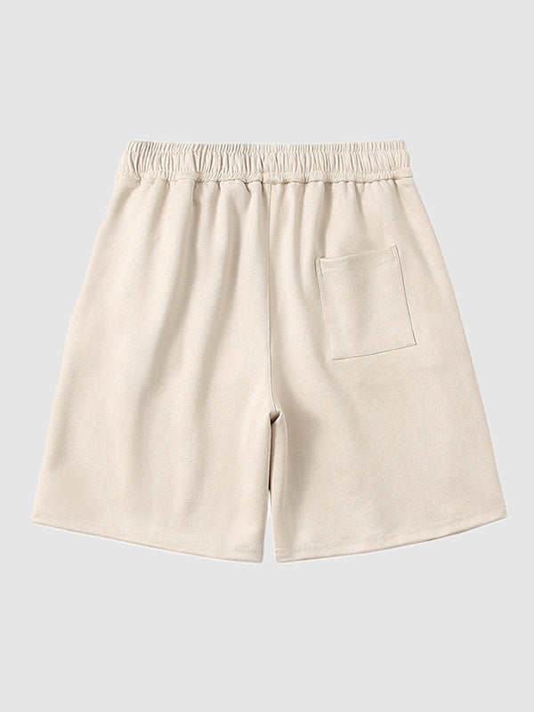 Men's Vintage Suede Casual Shorts