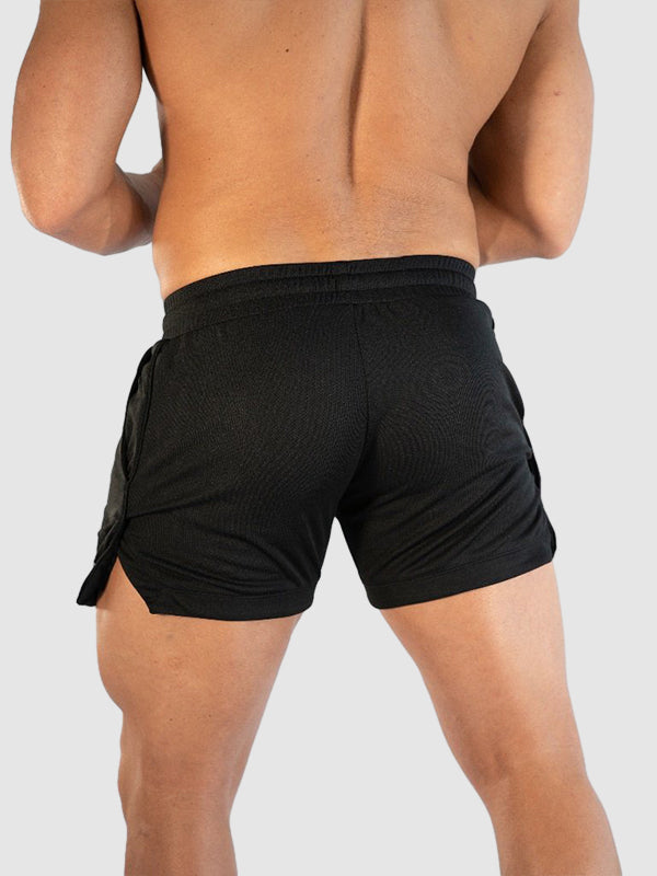 Men's breathable mesh quick-drying fitness shorts