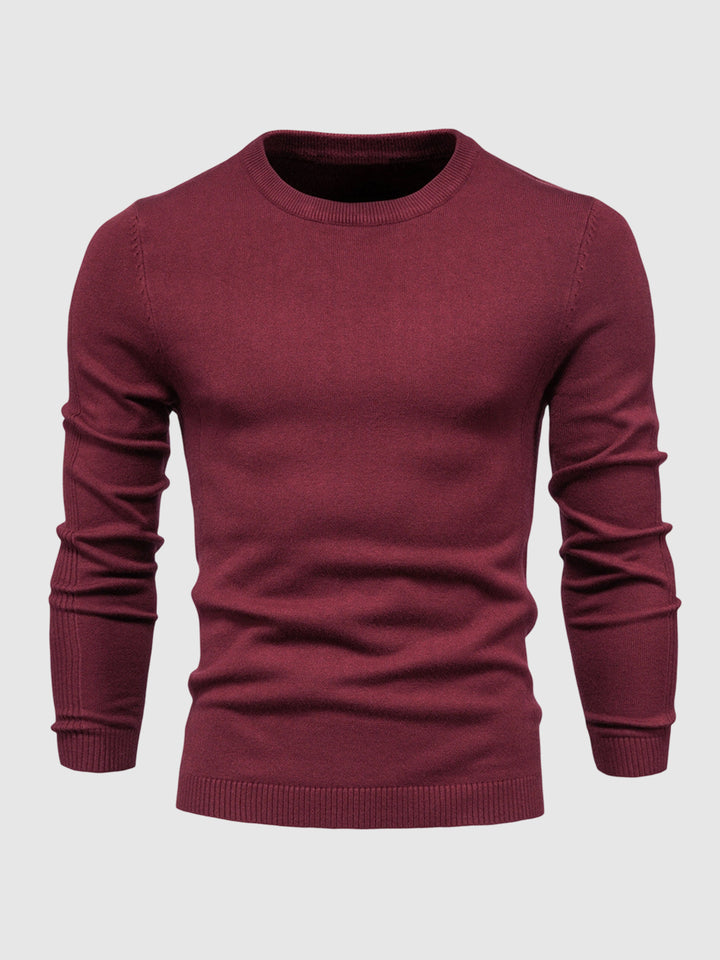 Men's casual crew neck slim fit sweater