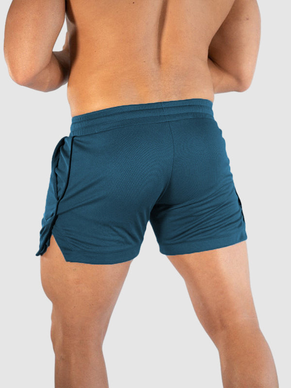 Men's breathable mesh quick-drying fitness shorts