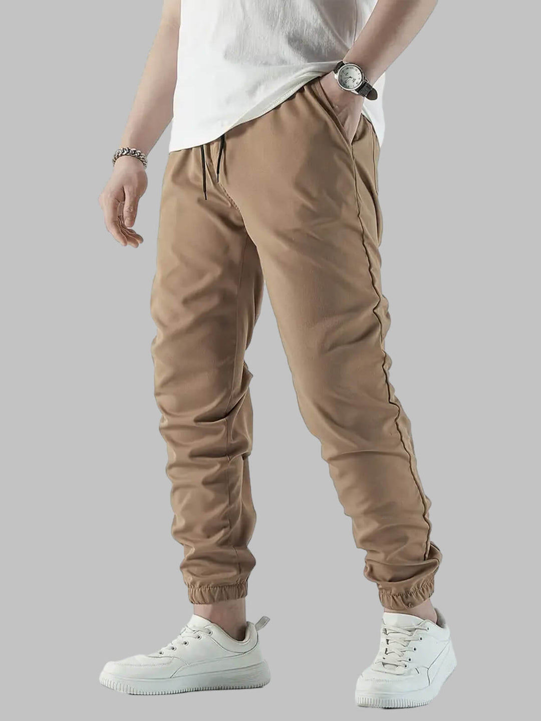 Men's Classic Elastic Waist Leggings Casual Pants