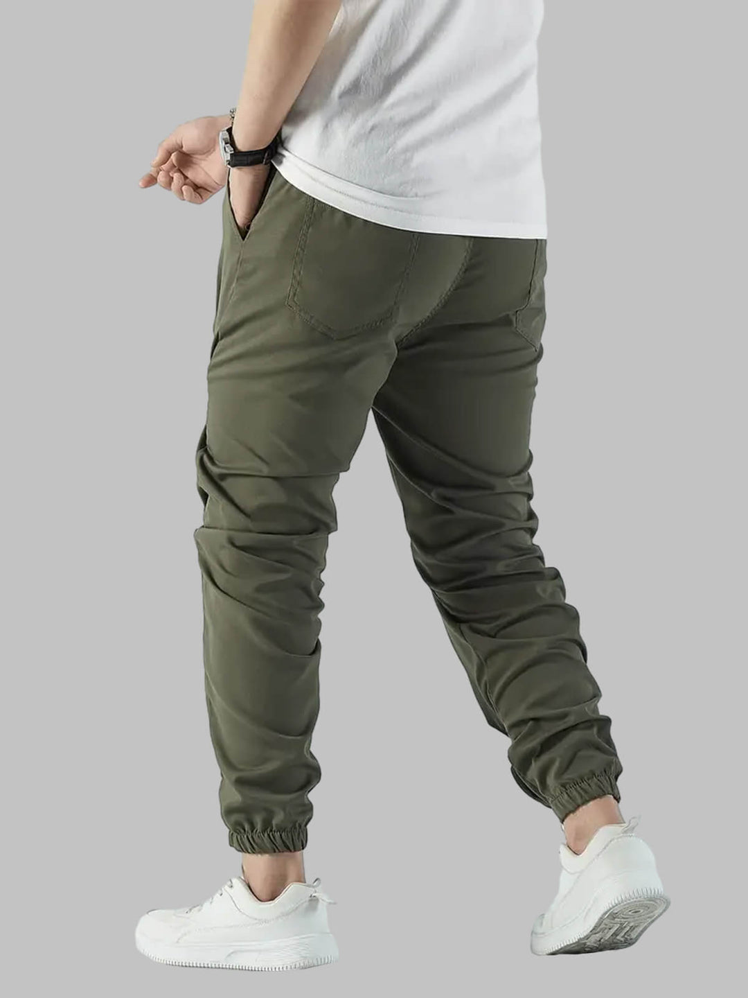 Men's Classic Elastic Waist Leggings Casual Pants