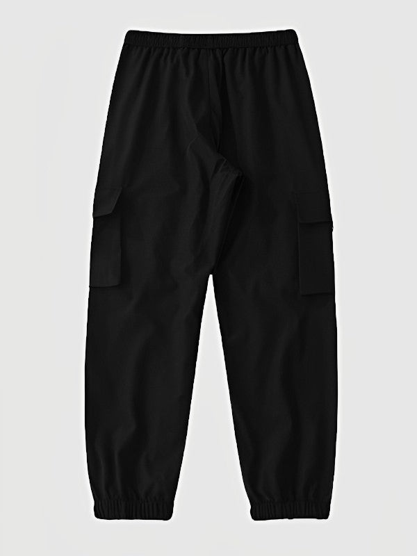 Men's Drawstring Double Pocket Cargo Pants