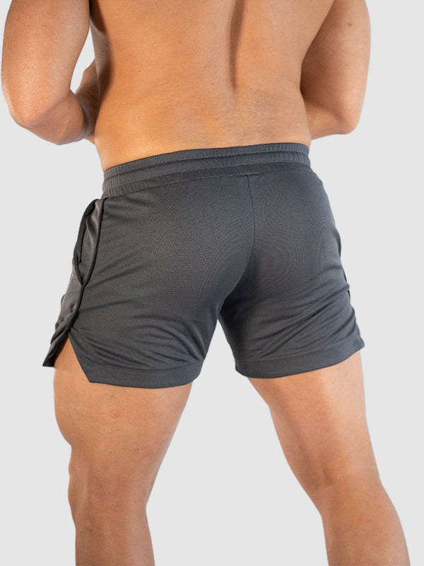 Men's breathable mesh quick-drying fitness shorts