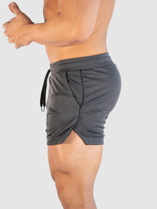 Men's breathable mesh quick-drying fitness shorts