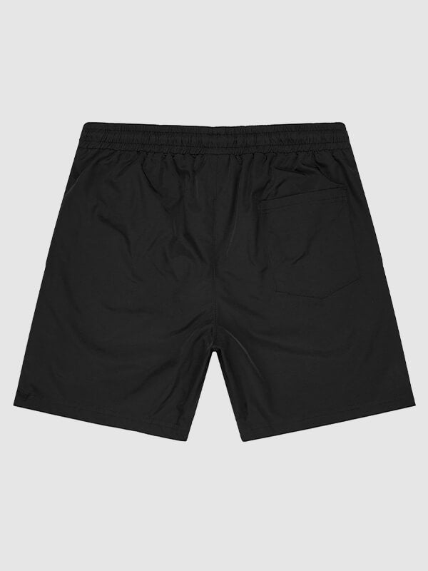 Men's Solid Color Casual Quick-Drying Beach Shorts