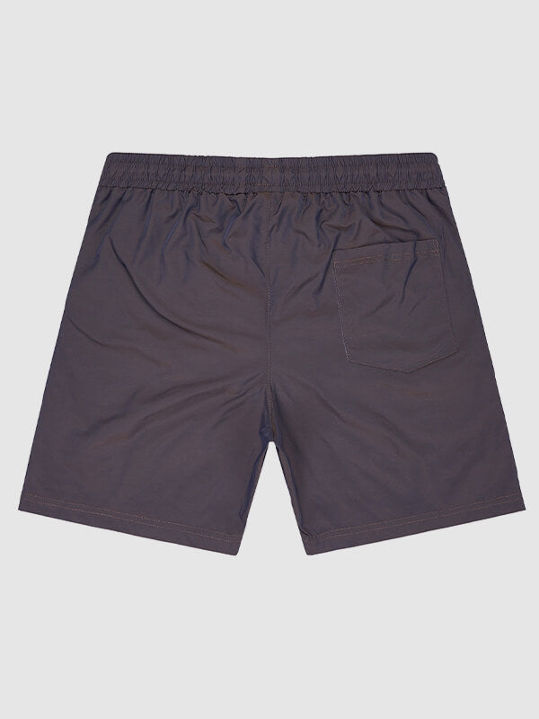 Men's Solid Color Casual Quick-Drying Beach Shorts