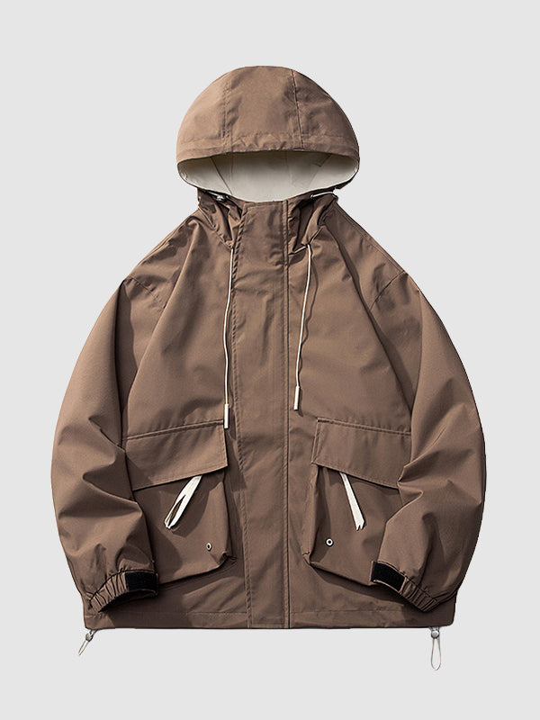 Men's 3-in-1 Pocket Drawstring shell jacket