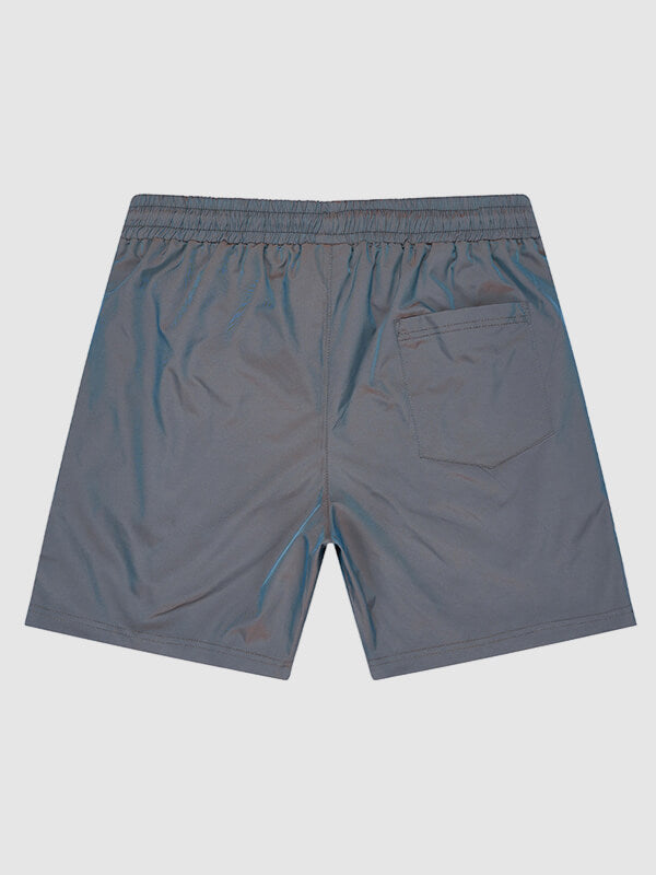 Men's Solid Color Casual Quick-Drying Beach Shorts