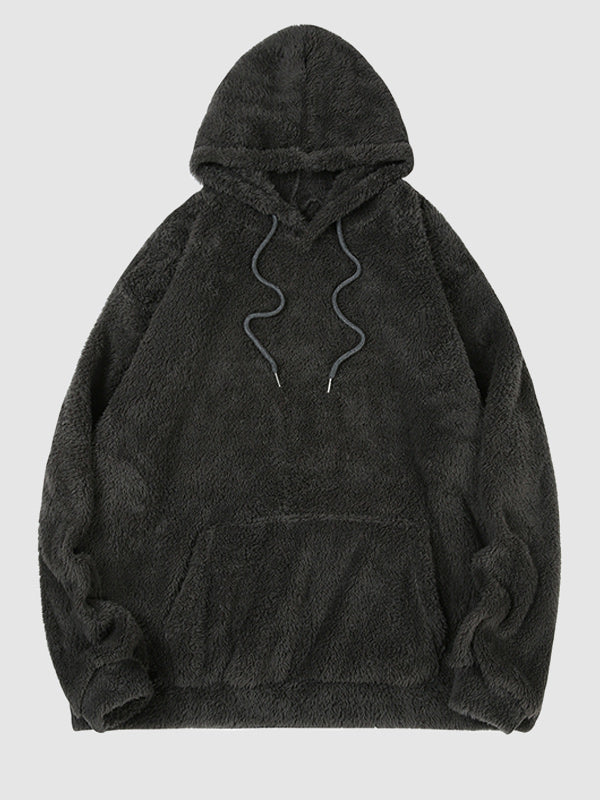 Men's Solid Fleece Hoodie