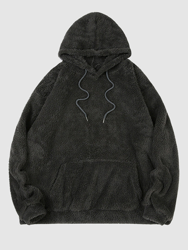 Men's Solid Fleece Hoodie