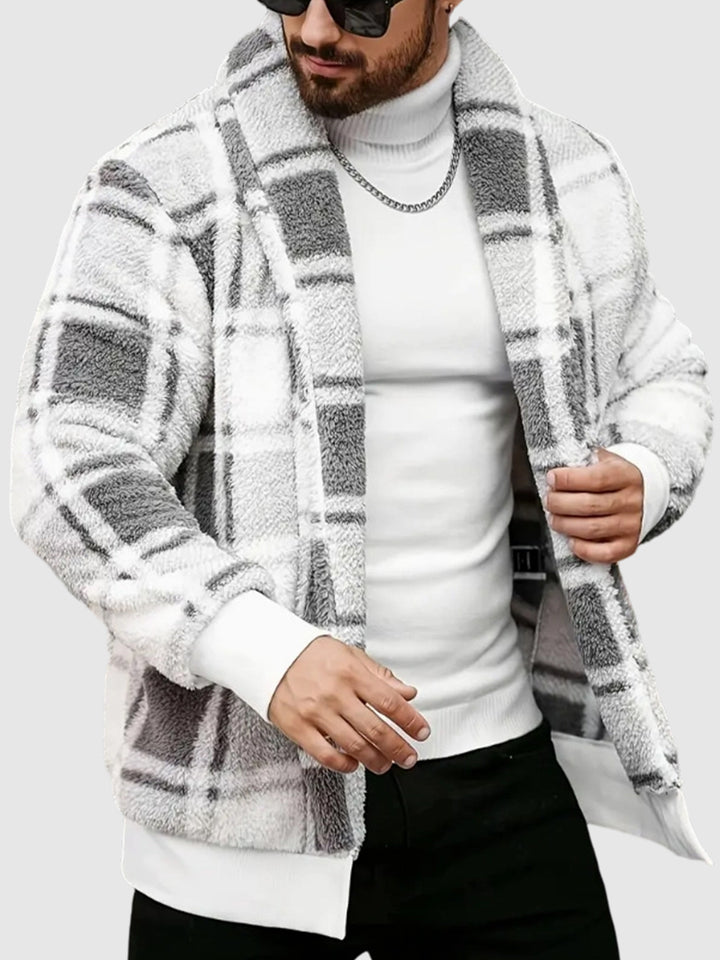 Men's Plaid Casual Jacket
