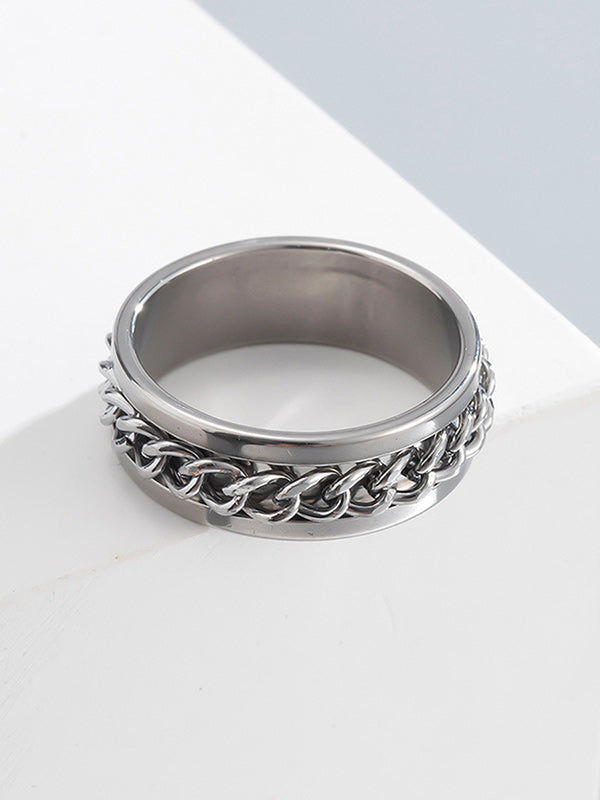 Simple chain rotating ring