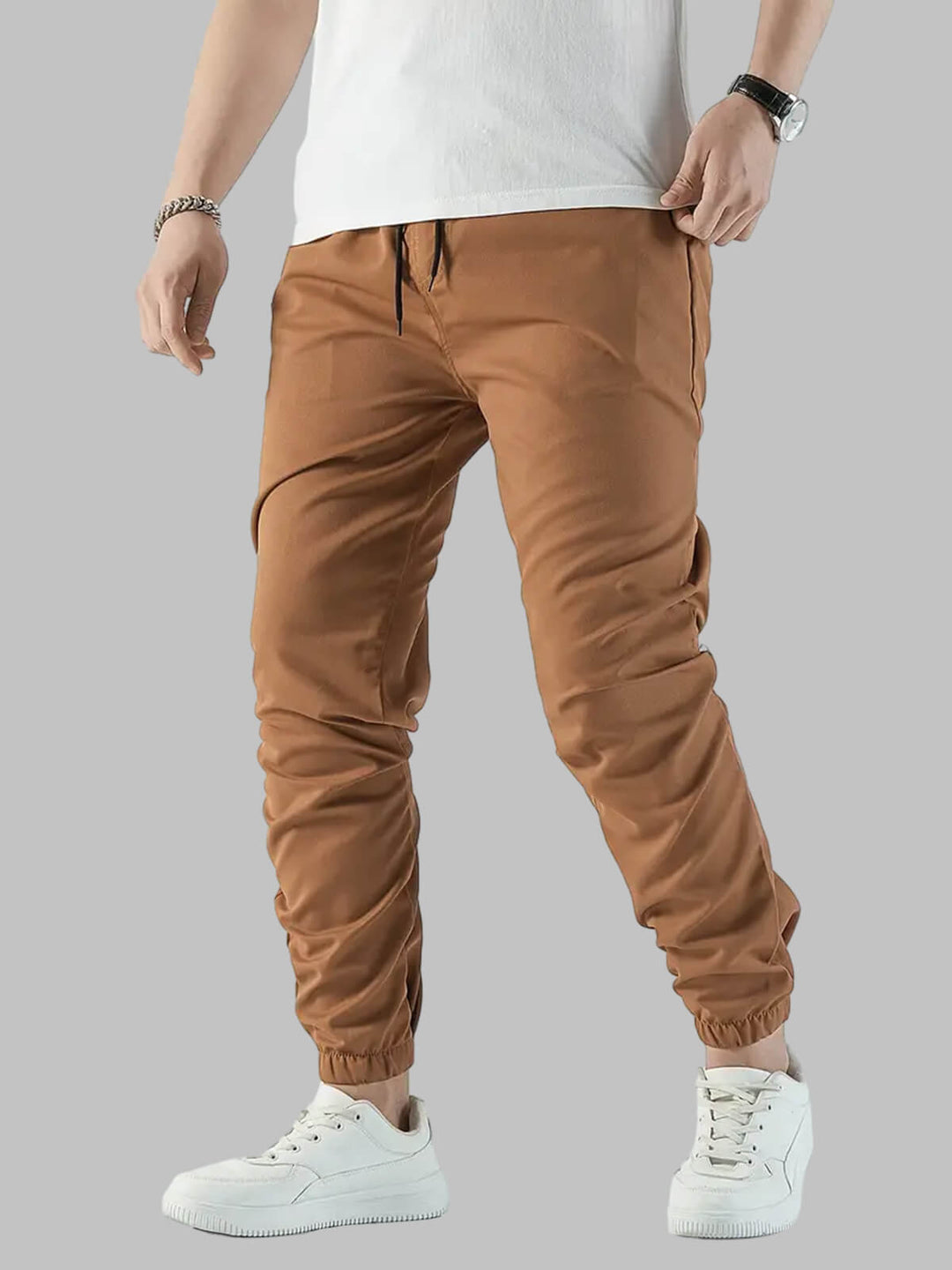 Men's Classic Elastic Waist Leggings Casual Pants