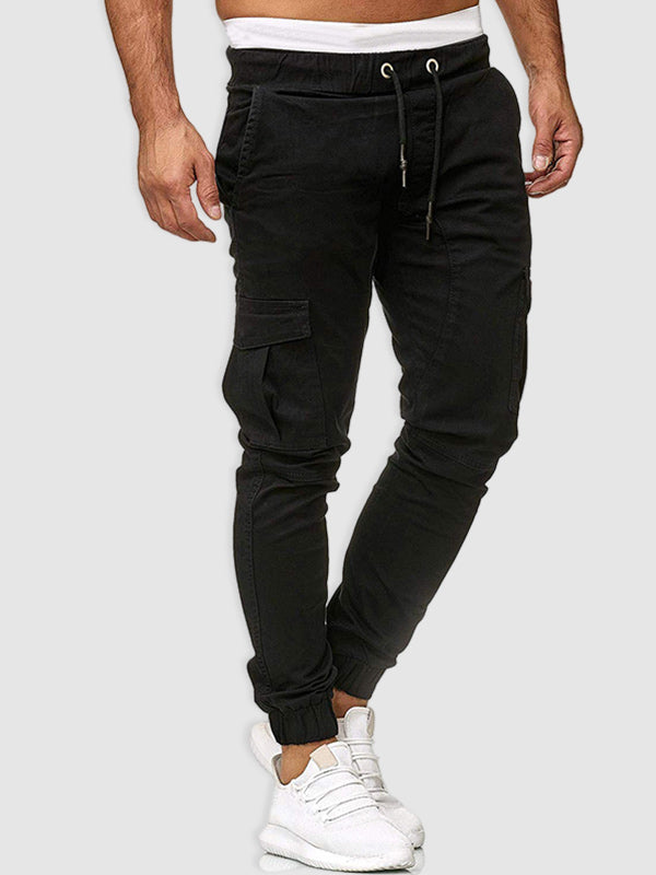 Men's Drawstring Lounge Pants Black