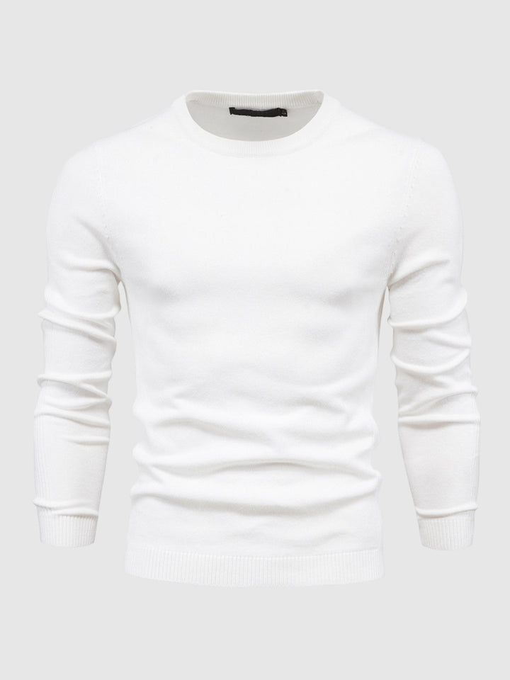 Men's casual crew neck slim fit sweater