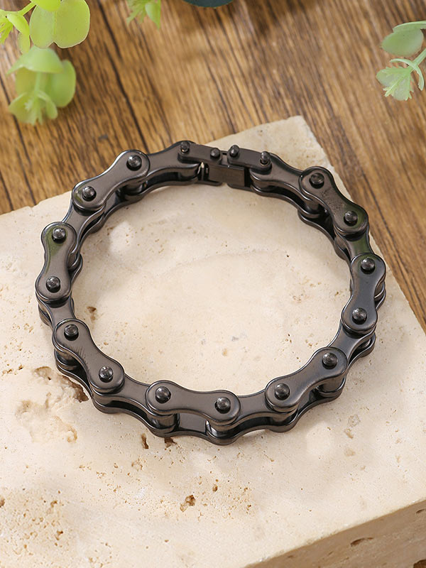 Motorcycle chain non-fading bracelet