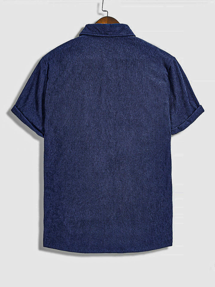 Men's Corduroy Short Sleeve Shirt