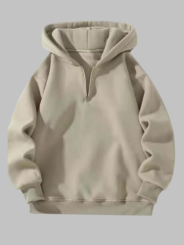 Men's Casual Zipper Hoodie Loose Sports Sweatshirt