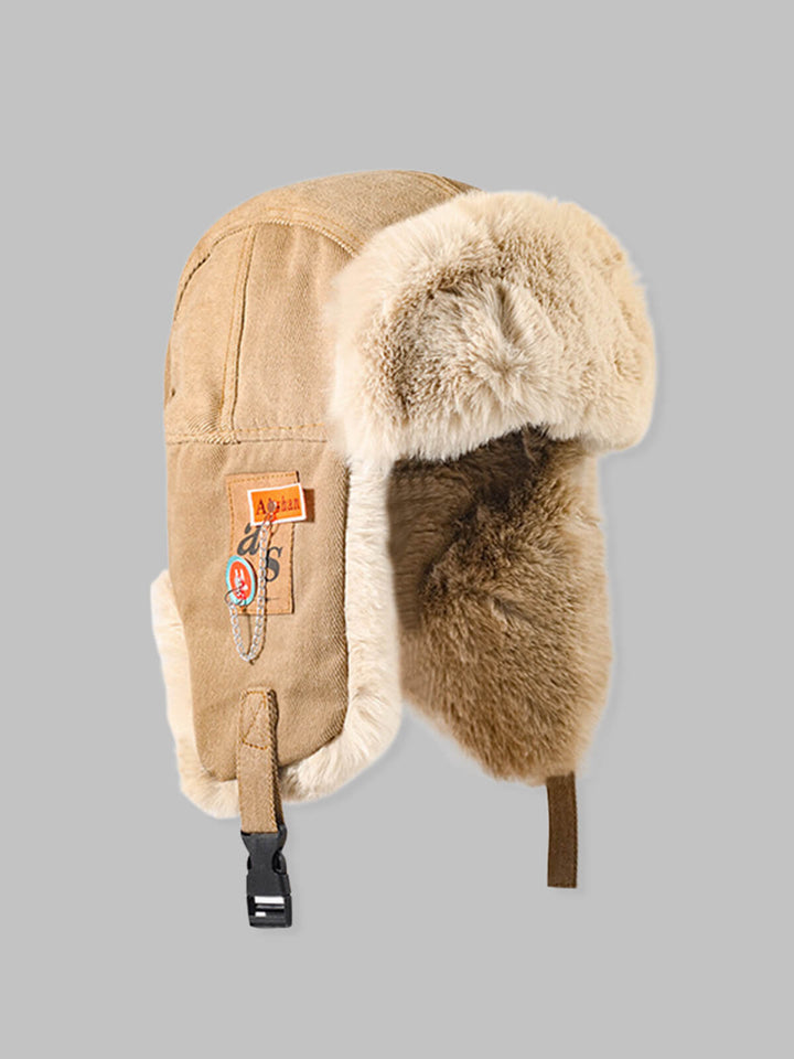 Men's Windproof Warm Earflaps Trooper Trapper Hat