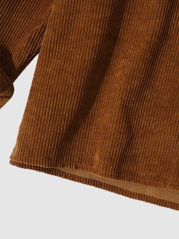 brown corduroy shirt mens