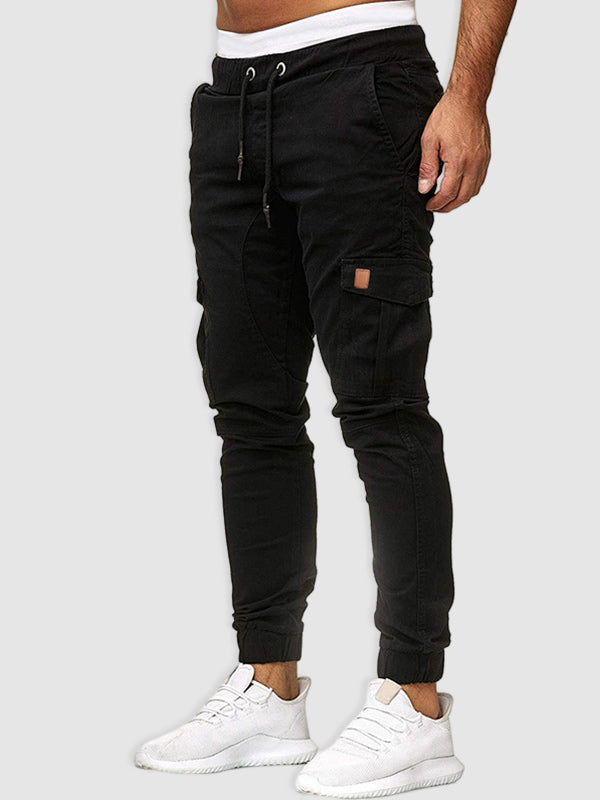 Men's Drawstring Lounge Pants Black