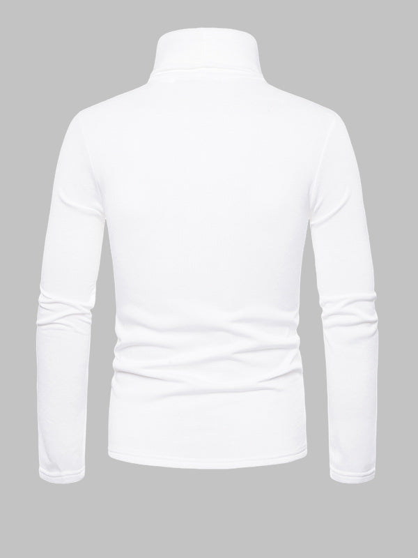 Slim-Fit Long Sleeve Turtleneck Base Layer T-shirt