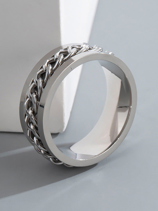 Simple chain rotating ring