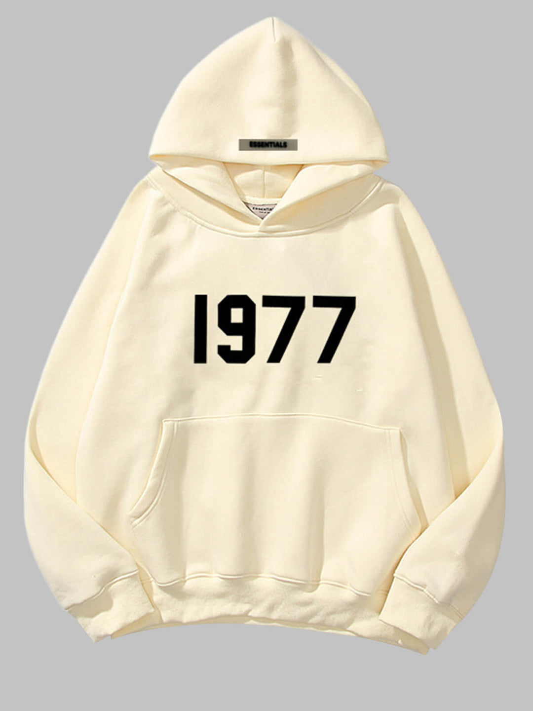 Men's "1977" digital print hoodie