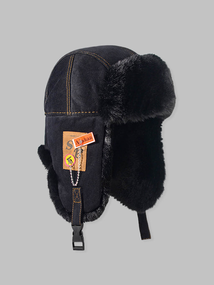 Men's Windproof Warm Earflaps Trooper Trapper Hat