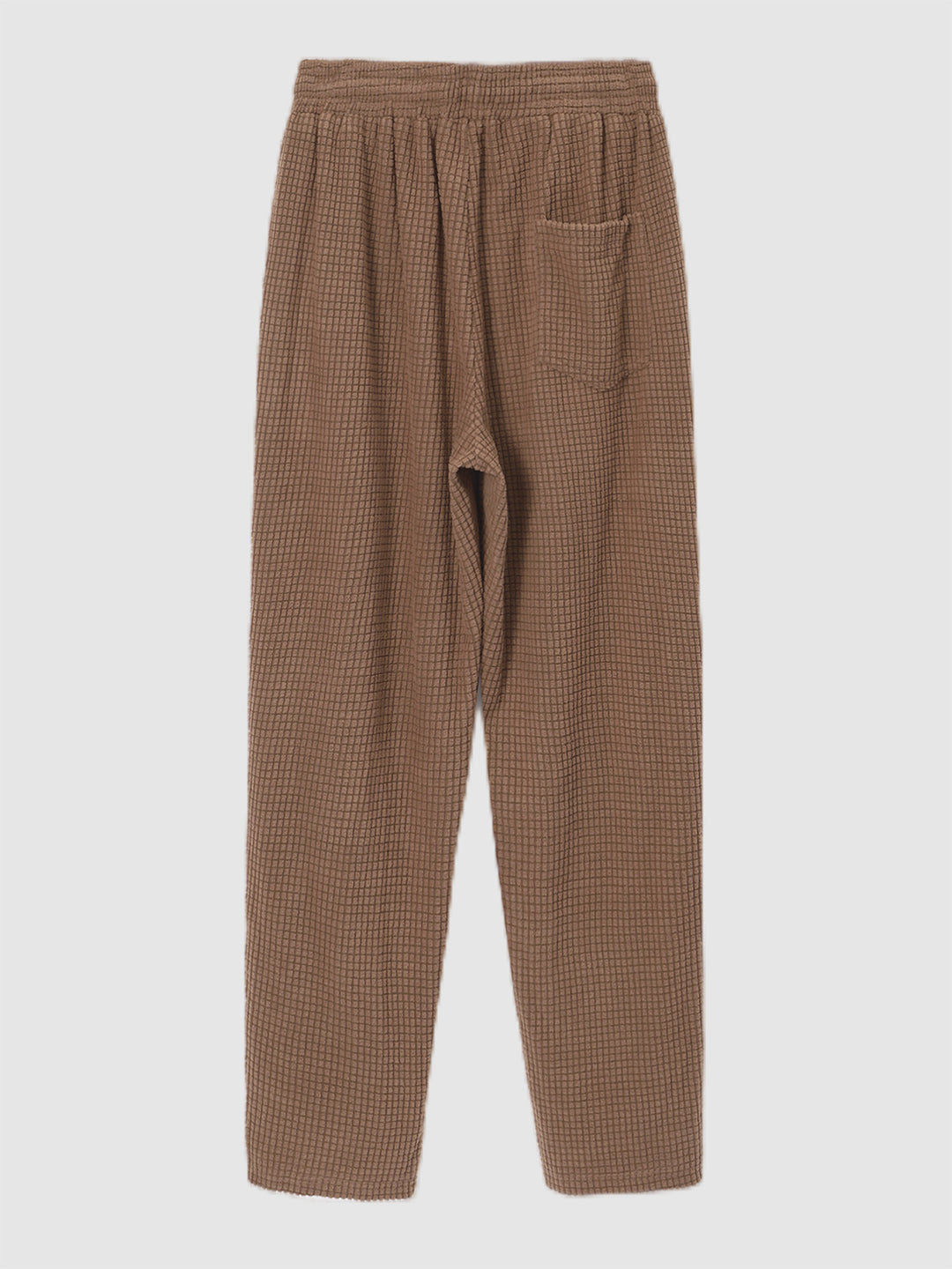 Men's solid color corduroy textured casual pants