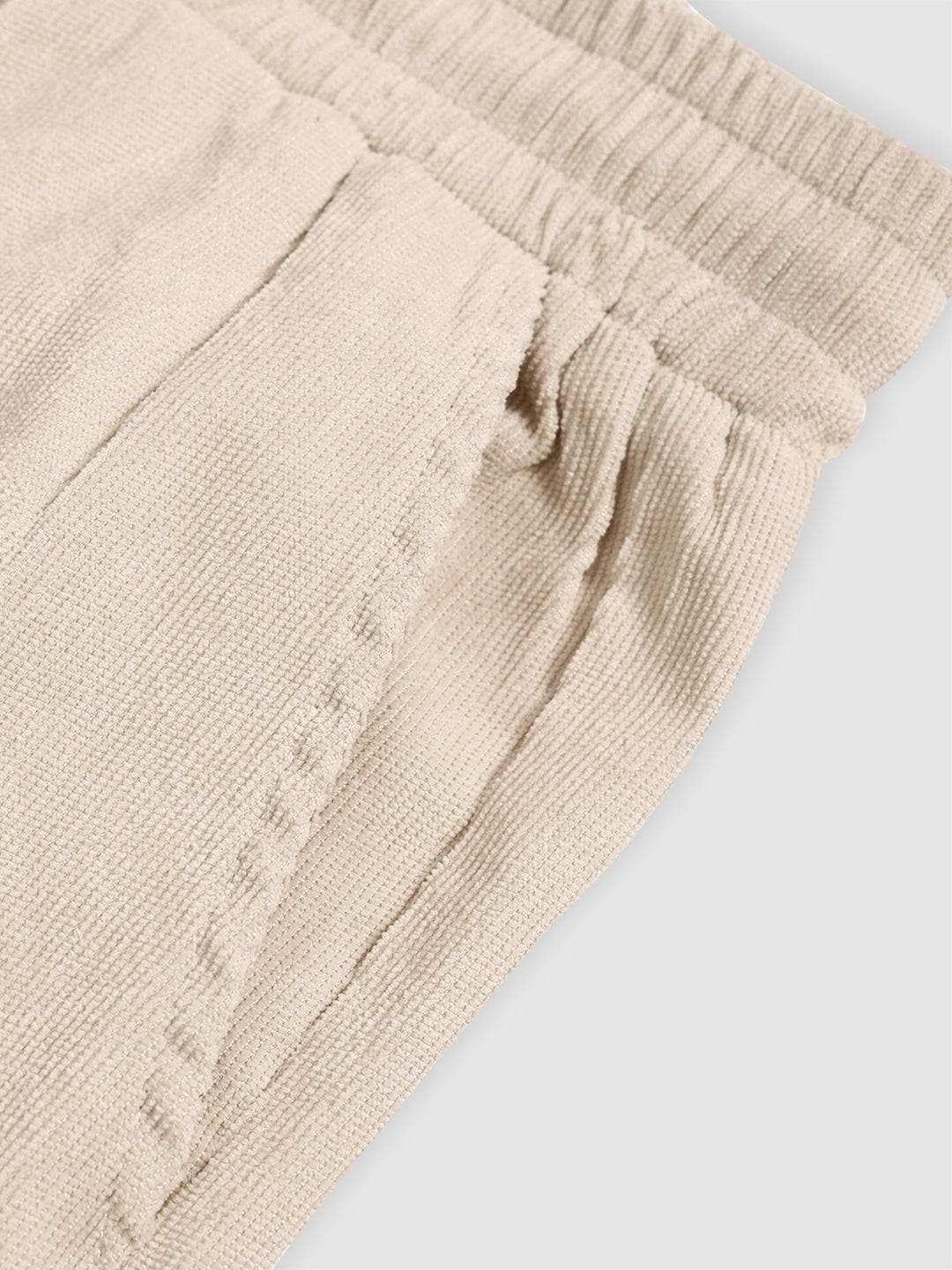 Men's textured corduroy casual pants