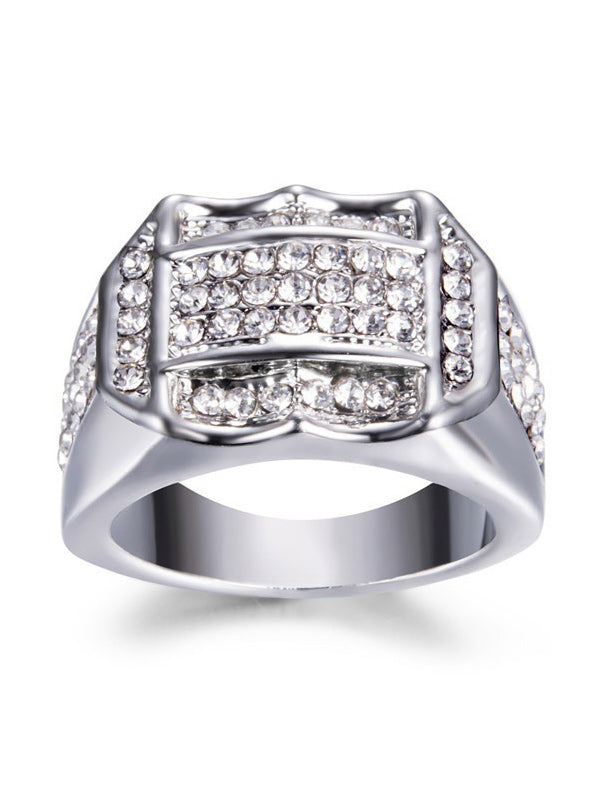 Luxurious full diamond ring