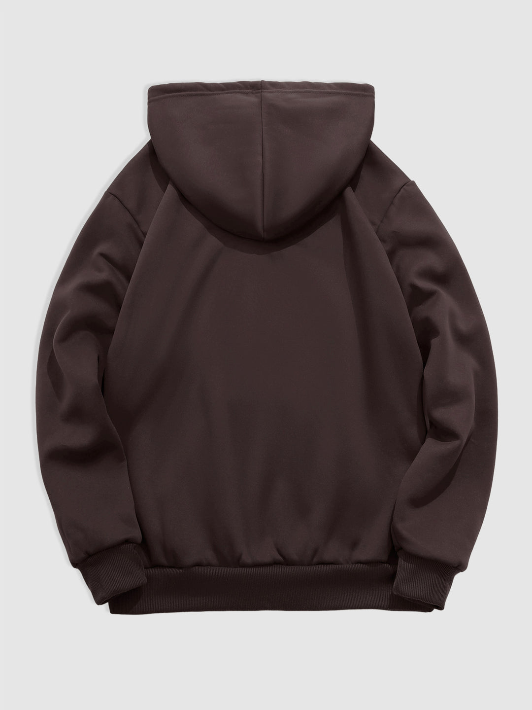 Men's Fleece Lined Pullover Drawstring Hoodie