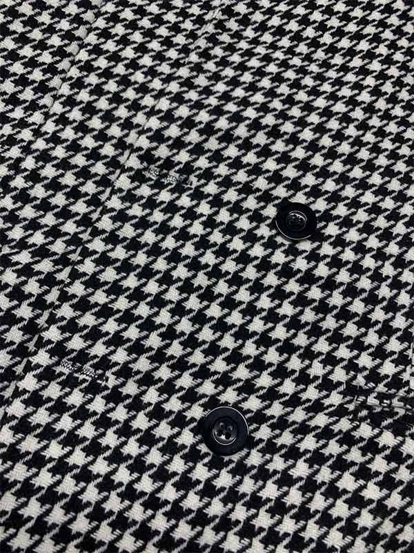 Men's Houndstooth Versatile Casual Button Blazer