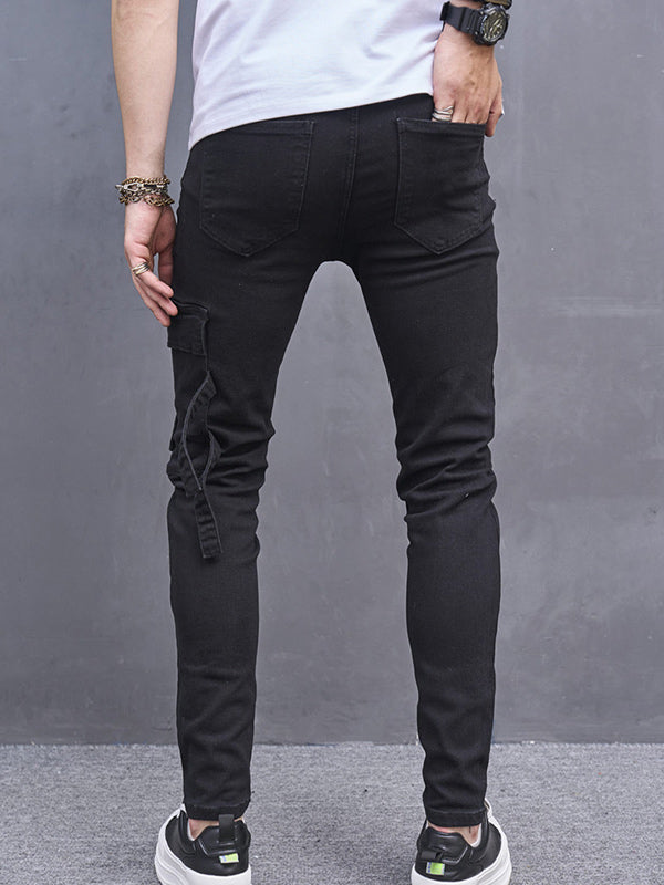 Destroyed Design Jeans black