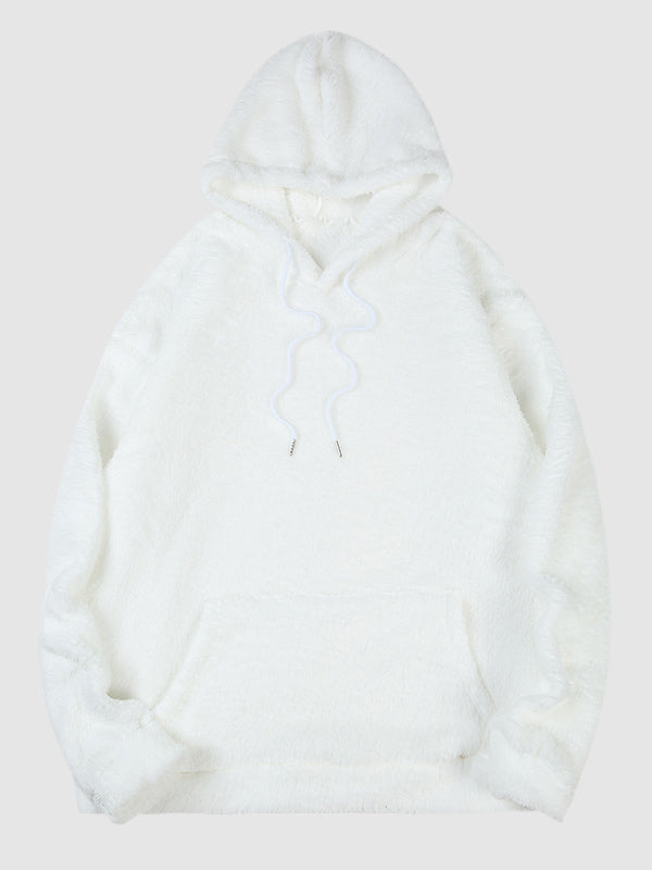 Men's Solid Fleece Hoodie