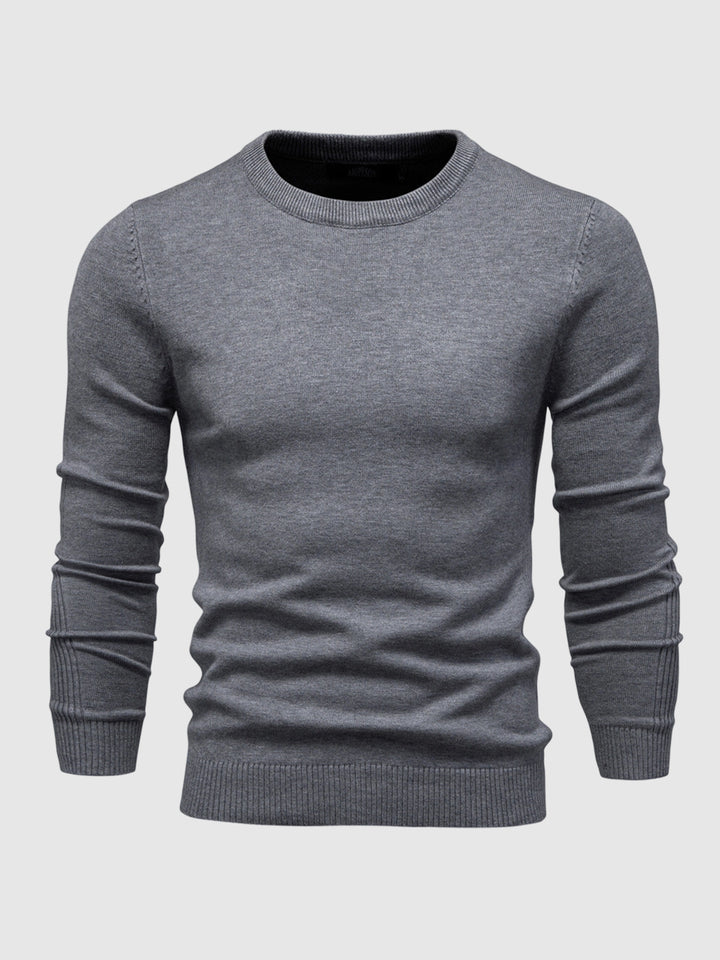 Men's casual crew neck slim fit sweater