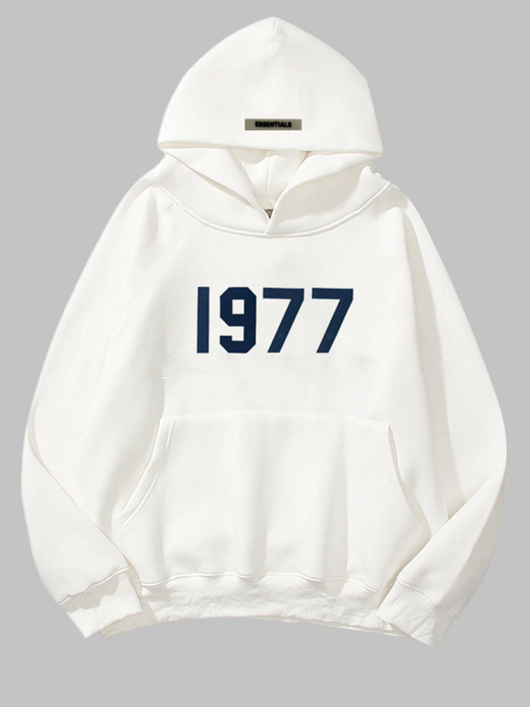 Men's "1977" digital print hoodie