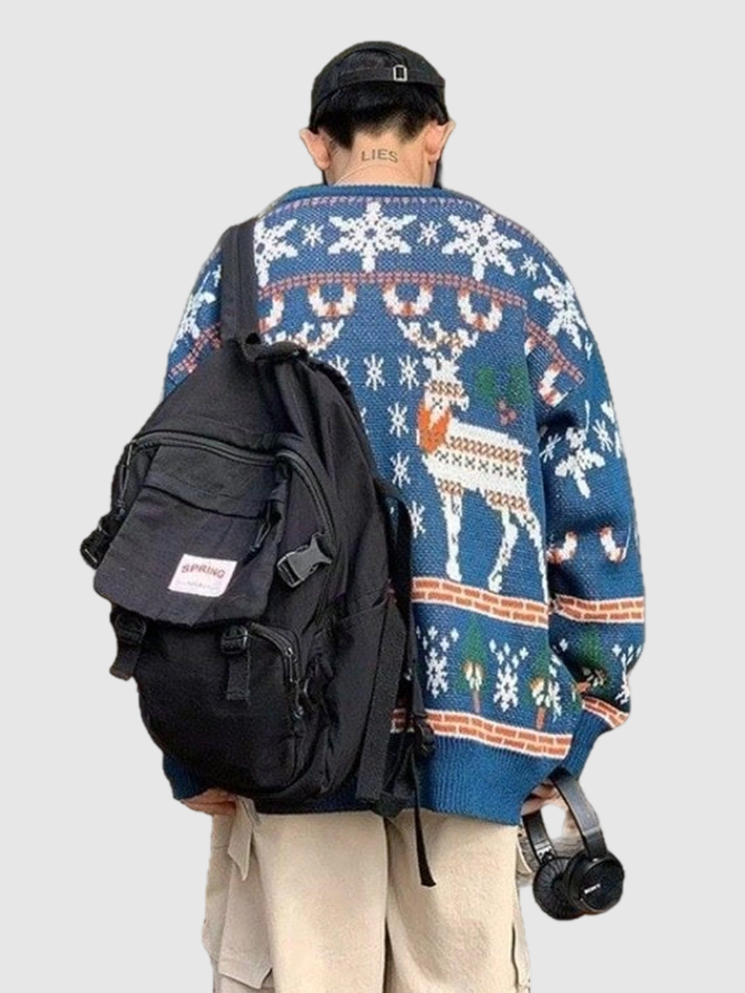 Men's Christmas Winter Deer Warm Sweater