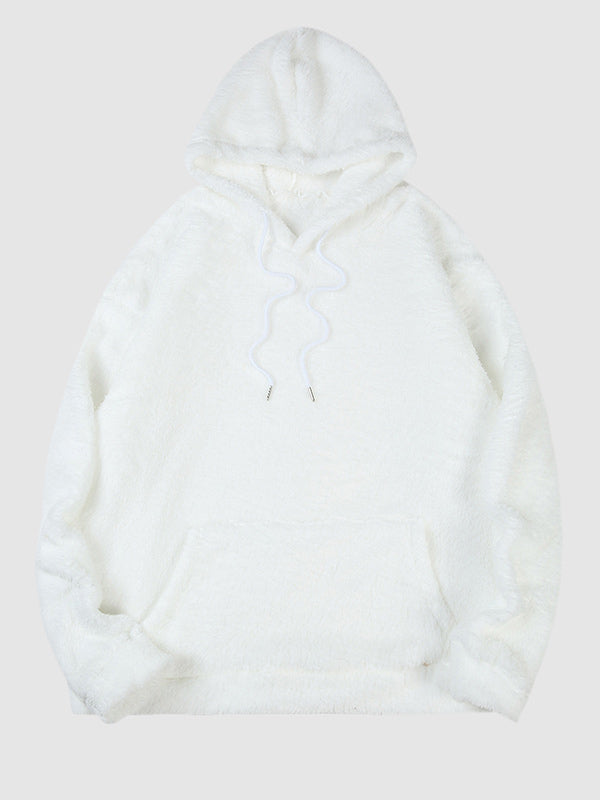 Men's Solid Fleece Hoodie