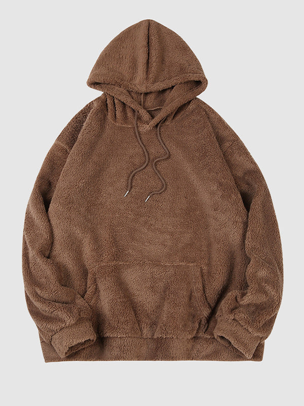 Men's Solid Fleece Hoodie