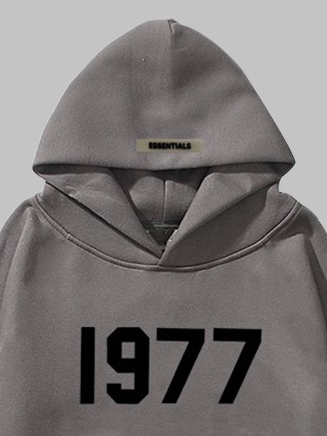 Men's "1977" digital print hoodie