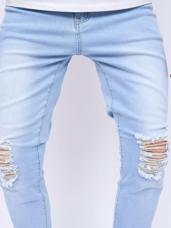 Ripped jeans blue